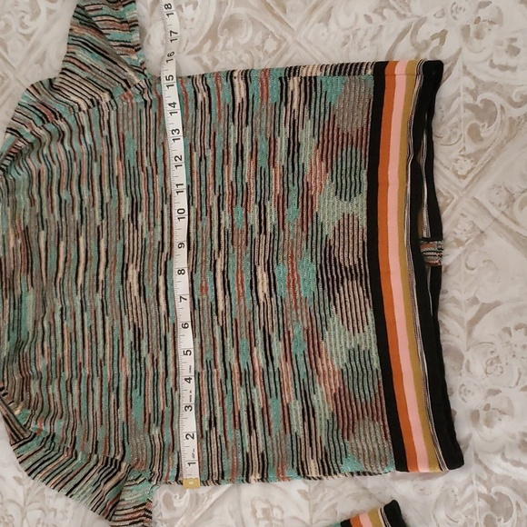 Missoni Multicolor Button Up Cardigan Sweater Size 2. - Picture 8 of 12